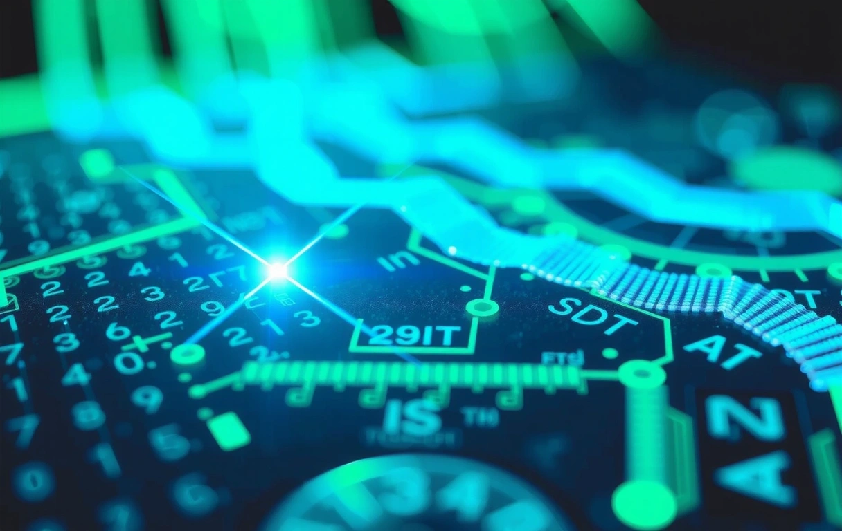 Abstract digital data visualization